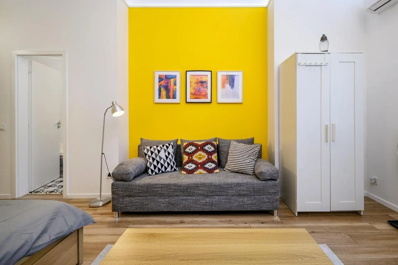 Stylish Yellow Suite In The Heart Of Budapest Apartment